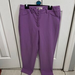 Nanette Lepore Lavender Straight Leg Pants